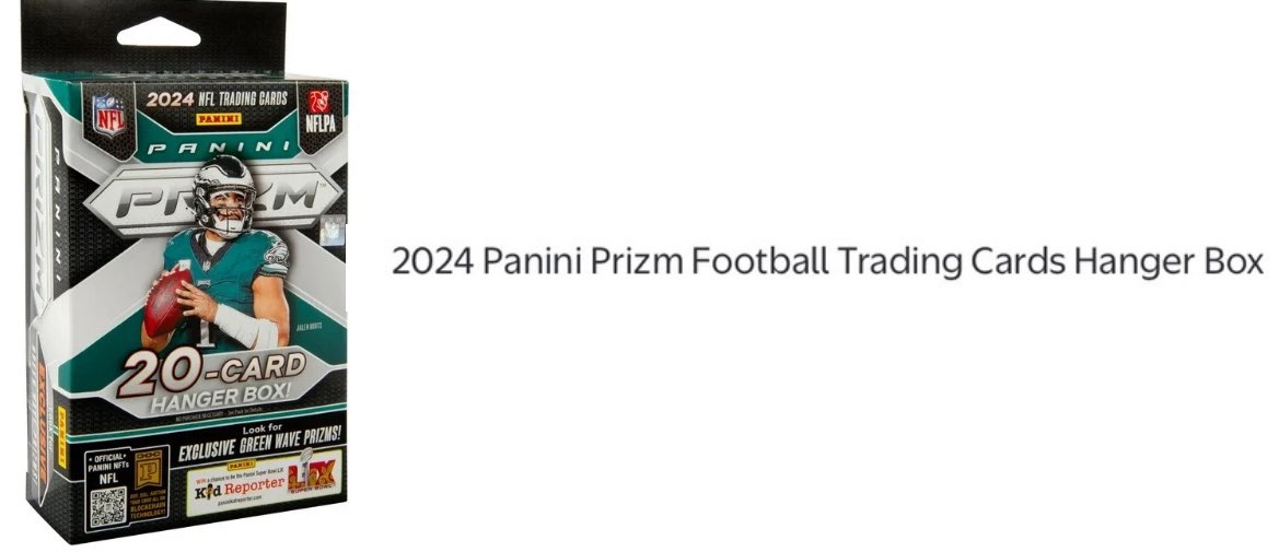 FastBreakCards's tweet image. 2024 NFL Prizm Hanger Box #ad 
Now $19.99

bit.ly/4mD8HPw