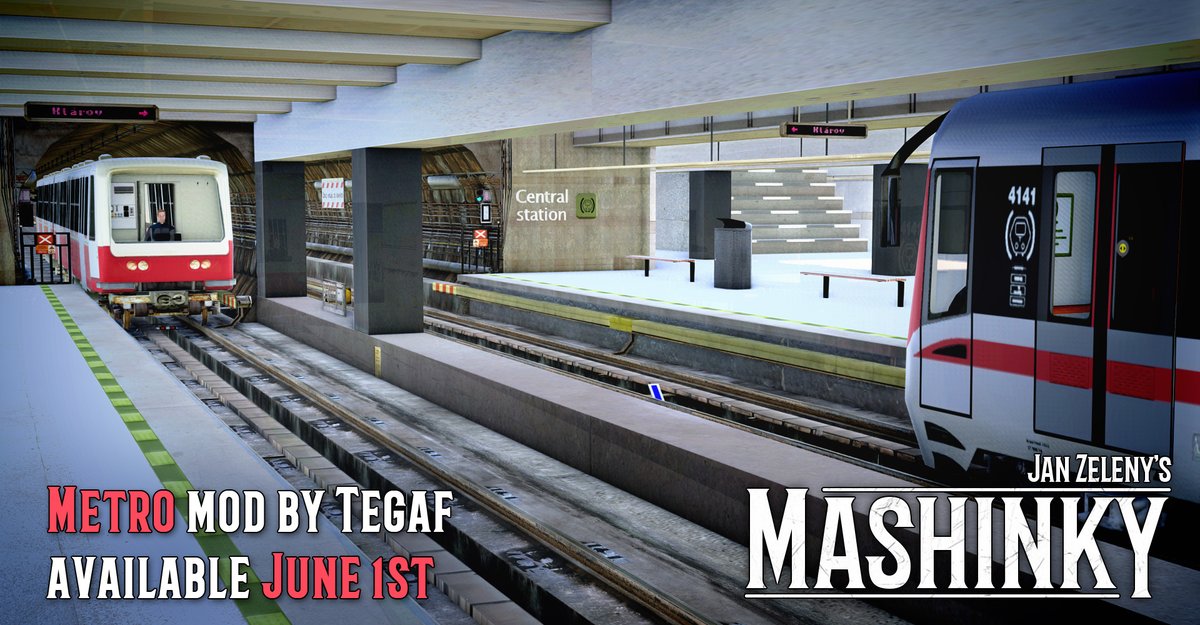 📢 On June 1st, you will see something unique!

🚇 A mod adding a fully functional and beautiful subway to the #mashinky game!

🎥 Made by modder Tegaf!
youtu.be/-TPe2Nq6F6s 

☕️ Support the author here buymeacoffee.com/tegaf

 #tycoon #indiegame #subway