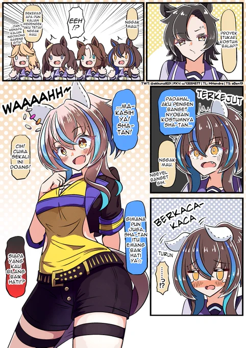 エアシャカールの衣装を着るダイタクヘリオス【前編】
インドネシア語翻訳:@MarcellHendra

#ウマ娘 #ウマ娘英訳 #ウマ娘インドネシア語翻訳 #umamusume #UmaTranslations 