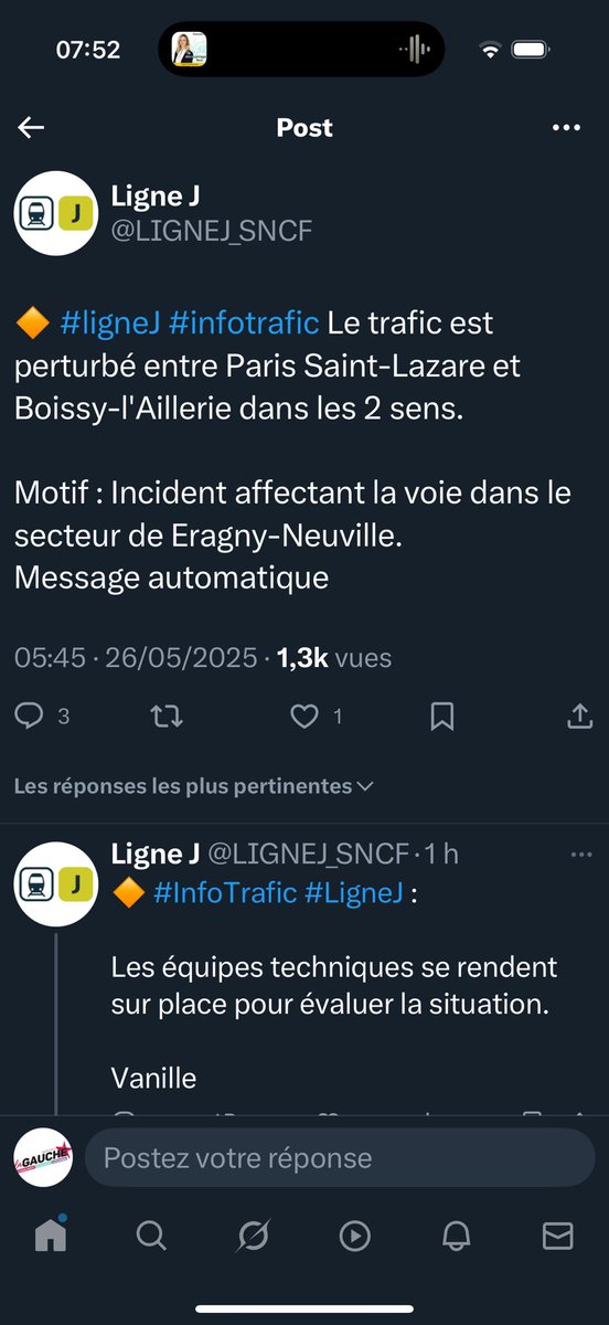 🚊❌  LE LUNDI, PAS DE RÉPIT !

Pannes, bus et trains fantômes, manque de personnel… le lundi ressemble à tous les autres jours de la semaine dans les transports d’Ile de France

👉🏼 Témoignez de vos difficultés sur stopgalere.fr