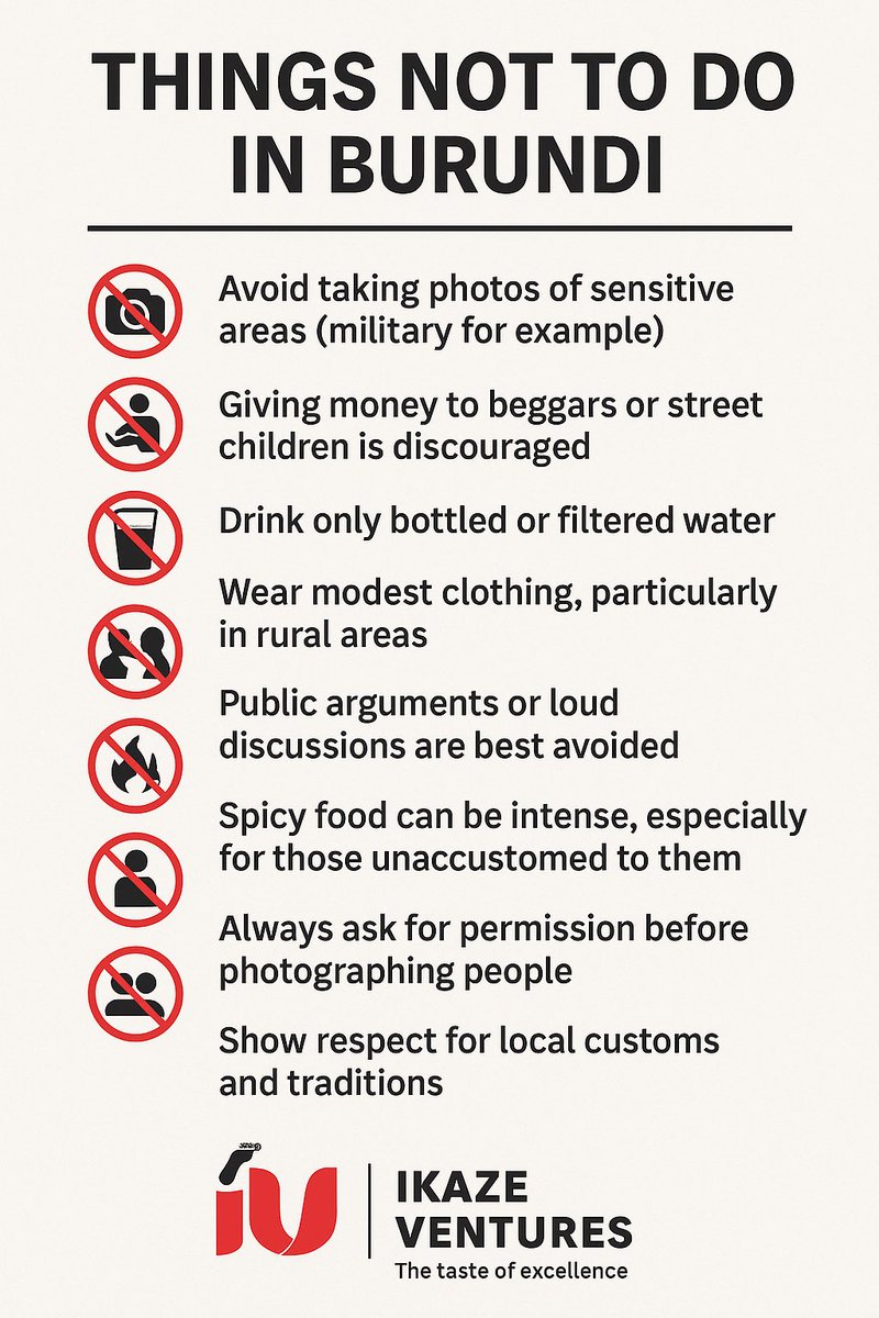 Now you know ‼️
Envie de culture, aventure et nature?
Le Burundi vous attend 🤗

#travelBurundi