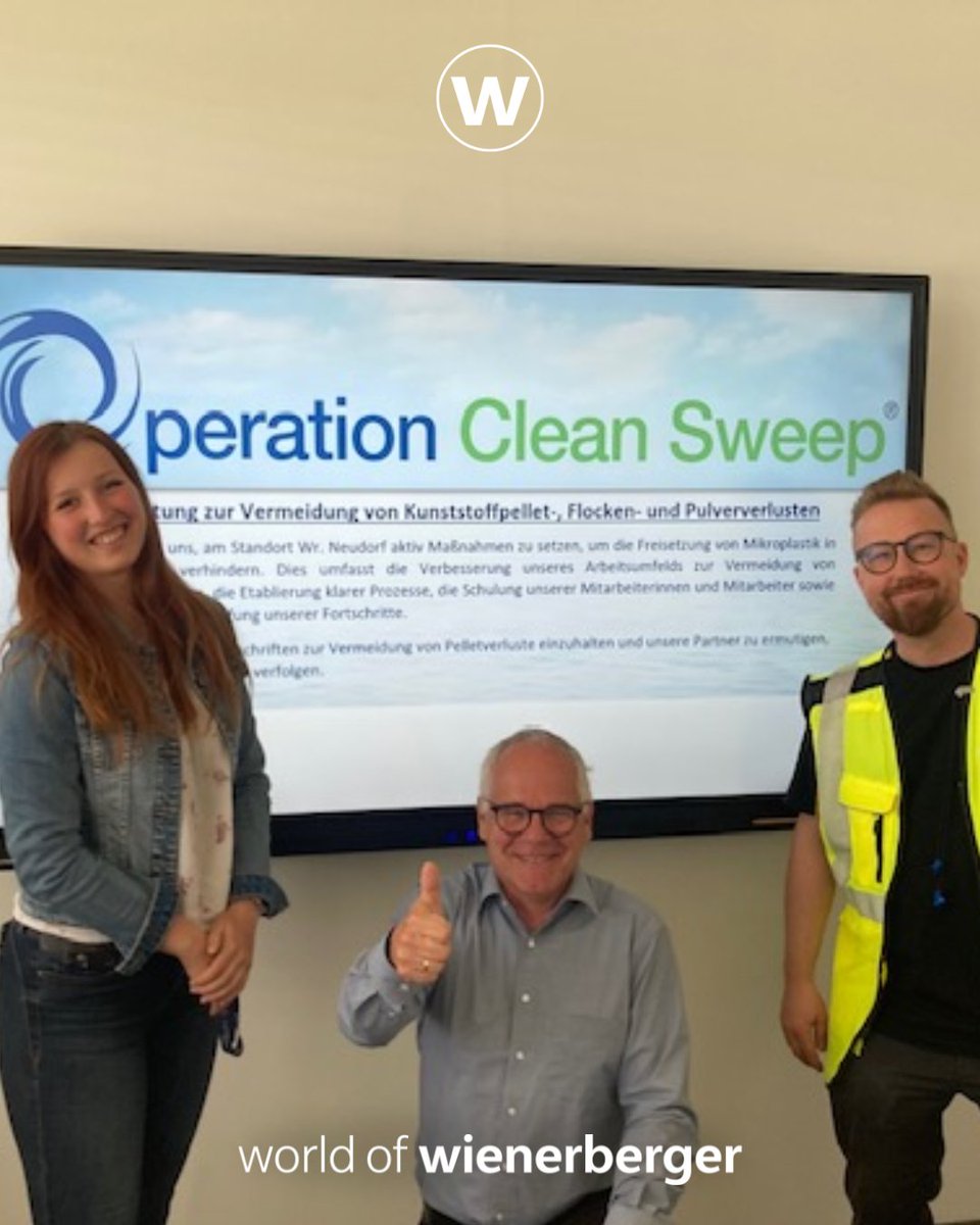 Our @Pipelife production in Wiener Neudorf, AT is the first Pipelife plant worldwide to be certified under the #OperationCleanSweep program!🌍💧
A key step towards minimizing our #environmentalimpact &amp; promoting sustainability in plastics. #worldofwienerberger #PipelifeAustria