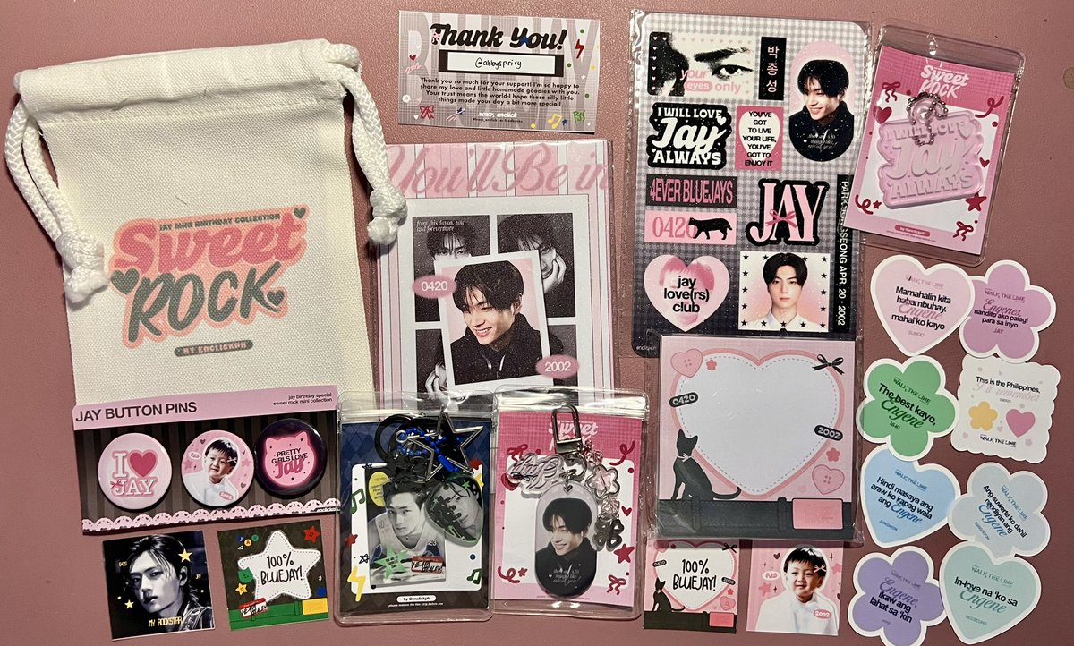 abby ⋆𐙚₊˚⊹♡ (@abbysprivy) on Twitter photo jay’s sweet rock birthday collection is the prettiest thing ever ˖ . ݁𝜗𝜚. ݁₊
thank you so much, <a href="/enclickph/">enclick ౨ৎ | on break</a> for doing this collection! my bluejay heart is so happy ₊˚⊹ ᰔ
#from_enclick jay’s sweet rock birthday collection is the prettiest thing ever ˖ . ݁𝜗𝜚. ݁₊
thank you so much, <a href="/enclickph/">enclick ౨ৎ | on break</a> for doing this collection! my bluejay heart is so happy ₊˚⊹ ᰔ
#from_enclick