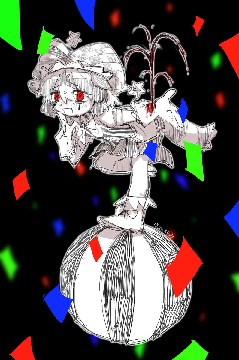 焼き増しメンヘラピエロ気取り #アライさん美術部