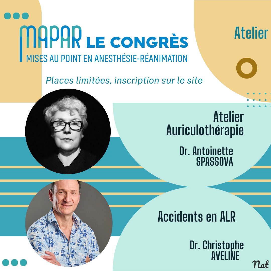 Nouveaux Ateliers au Congrès MAPAR 2025!! Places Limitées!

Rejoignez nous le 19 -20 Juin 2025 à la Cité Universitaire!

Inscription sur le lien 👉 congres.mapar.org/programme.aspx

#anesthesie #reanimation # ALR #CongresMAPAR2025