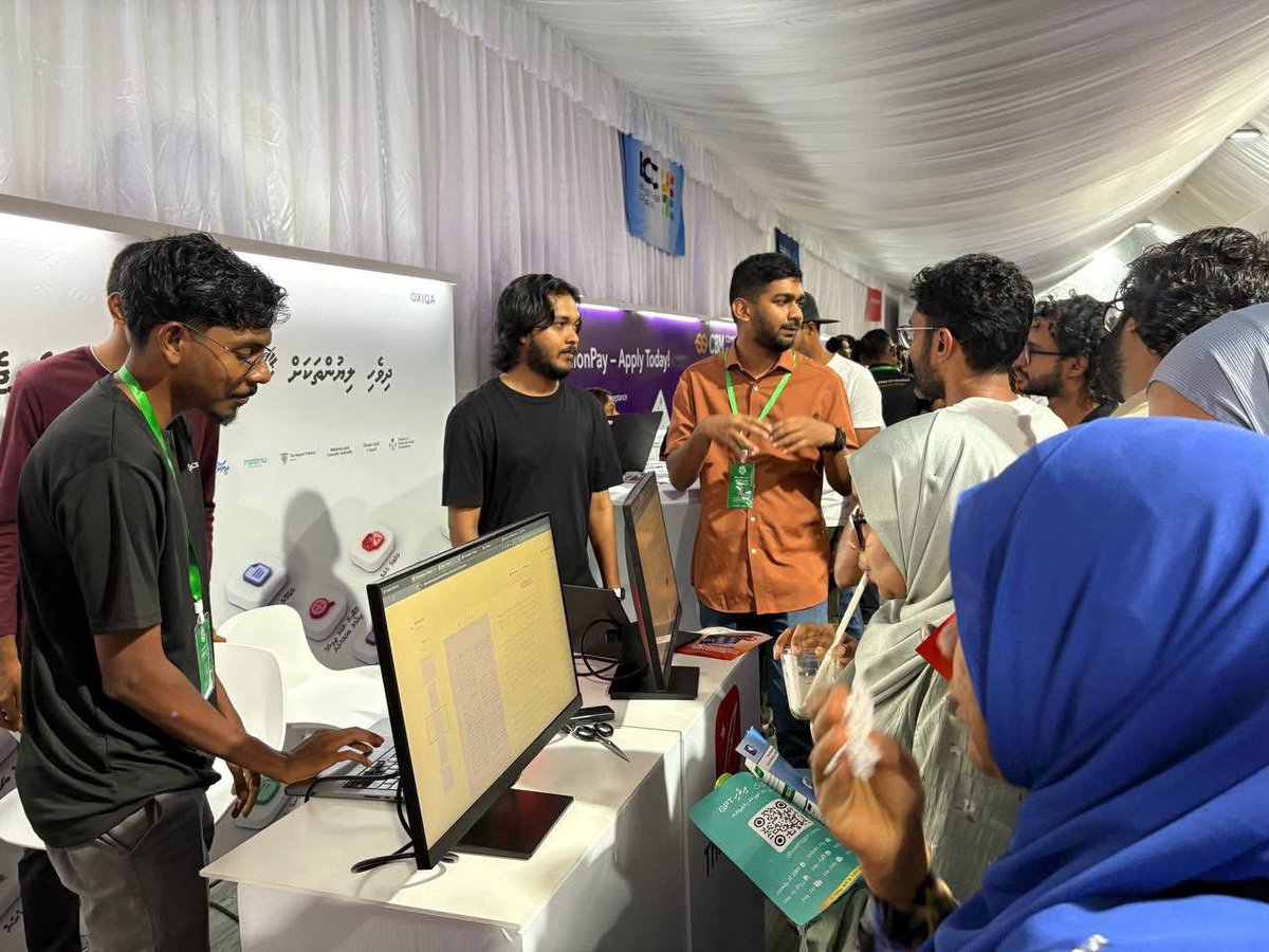 thaana_ai's tweet image. ⚡ AI meets Dhivehi at @mv_expo . Experience instant Thaana transcription, smart content creation & seamless digital workflows with Thaana ai - The smartest way to work in our language!
#MaldivesExpo2025 #Synetecs #ThaanaAi