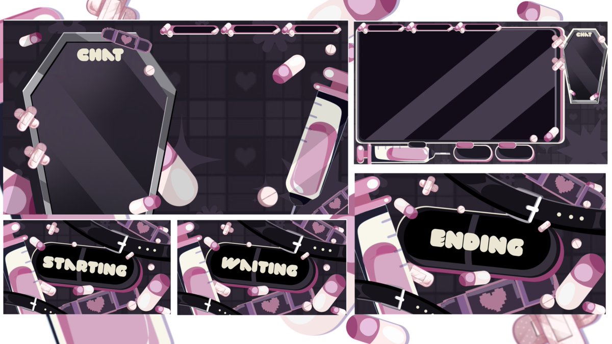 memind_06's tweet photo. #VGenComm 💊💉overlay　so  cute(*´ω｀*)
#overlay #commissionforvtuber #stremoverlay https://t.co/8DlEl6DG5x