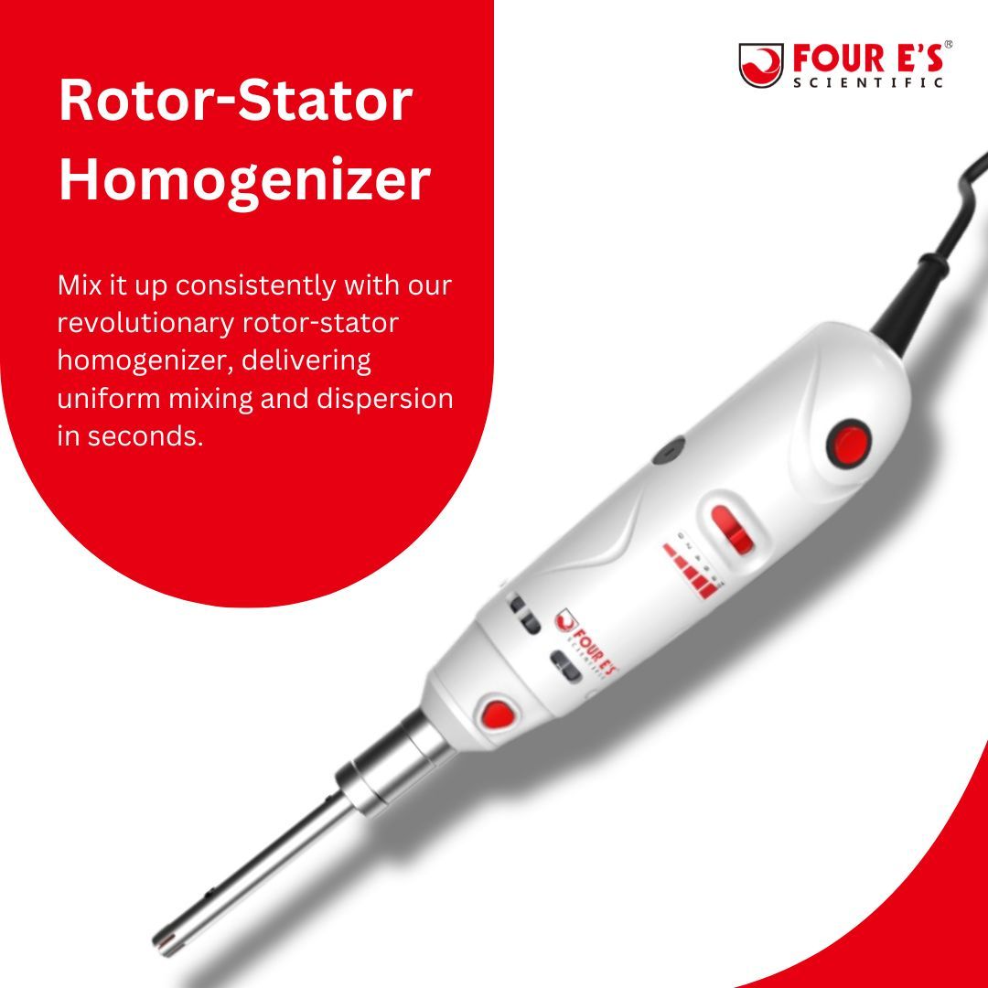 FourEScientific's tweet photo. 🚀 Fast &amp; Efficient Sample Homogenization! 
Meet our Handheld Rotor-Stator Homogenizer – your go-to tool for rapid and precise homogenization of biological samples! 💡 

More information: https://t.co/TeyFhmUjY6 
#lifesciencetools #homogenizer https://t.co/VQKPyAGMOz