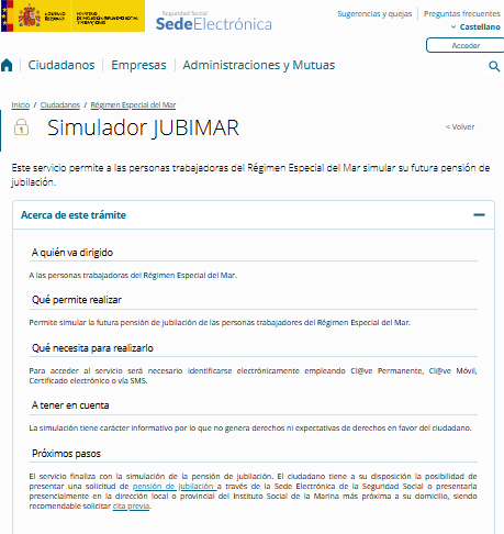 ISMrevistaMar's tweet photo. Si trabajas en el #REM y estás valorando jubilarte, accede al simulador JUBIMAR del #ISM a través de #SEDESS o de la app #ISMentubolsillo.
El resultado no genera derechos ni obligaciones, pero te ayudará a tomar esta decisión fundamental en tu vida. 🖱️👉https://t.co/Wn3oj1oYtE https://t.co/aUM8oMKQbj