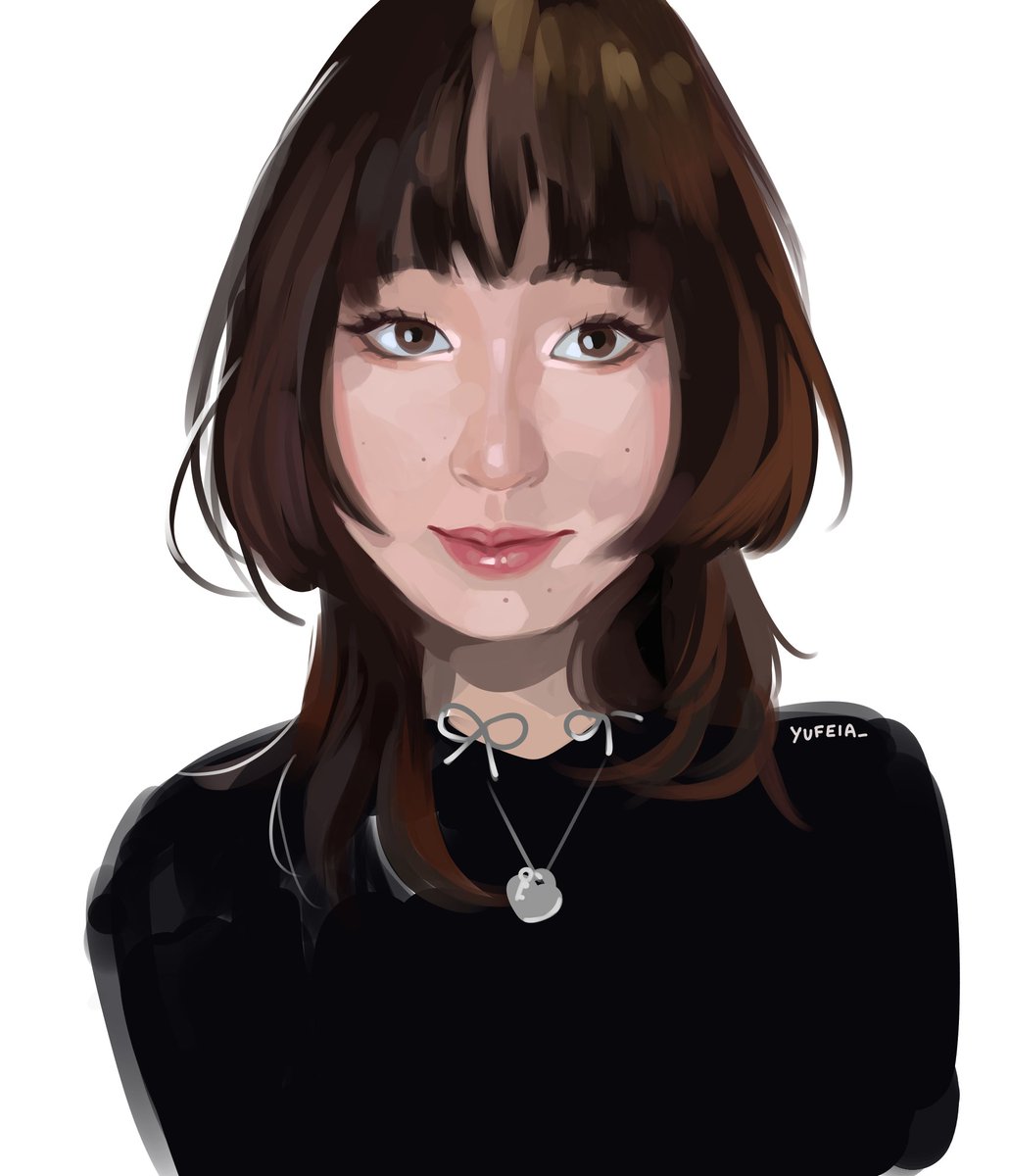 yufeia_'s tweet image. Trying to draw more realistic.
#art #selfportrait
