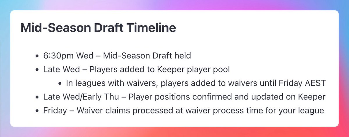 Keeper Fantasy tweet media