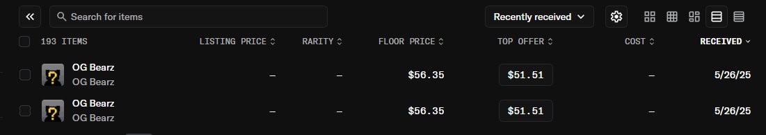 gunlockeaxie's tweet image. I only secured an FCFS whitelist for @OgBearz, but that didn’t stop me from minting two from two wallets that won giveaways. The window for FCFS minting was less than a minute too!

#SoldOut
#FastHands