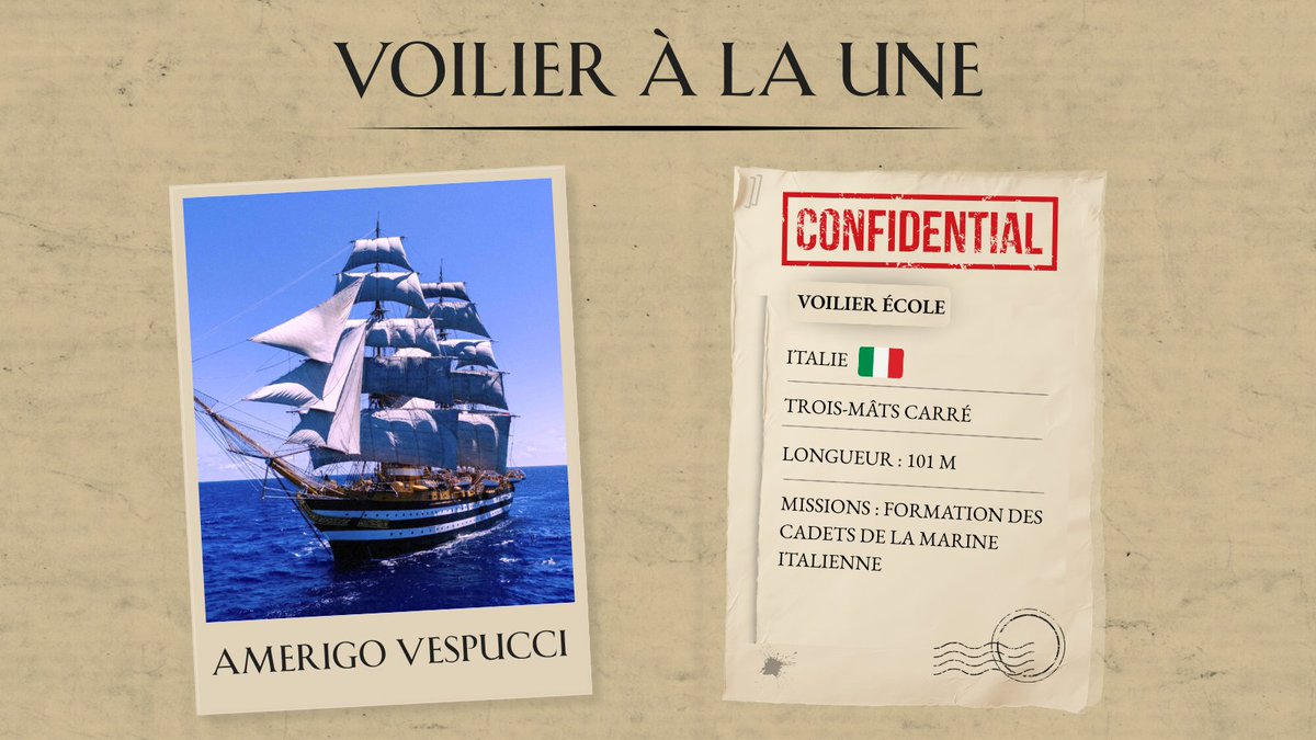VOILIER À LA UNE – AMERIGO VESPUCCI

Trois-mâts italien légendaire lancé en 1931, l’Amerigo Vespucci forme les cadets de la marine italienne sur toutes les mers.
📅 RDV mercredi pour un souvenir de son escale à Rouen.

©Agenzia Nova
 #VoilierALaUne #AmerigoVespucci #Armada2027