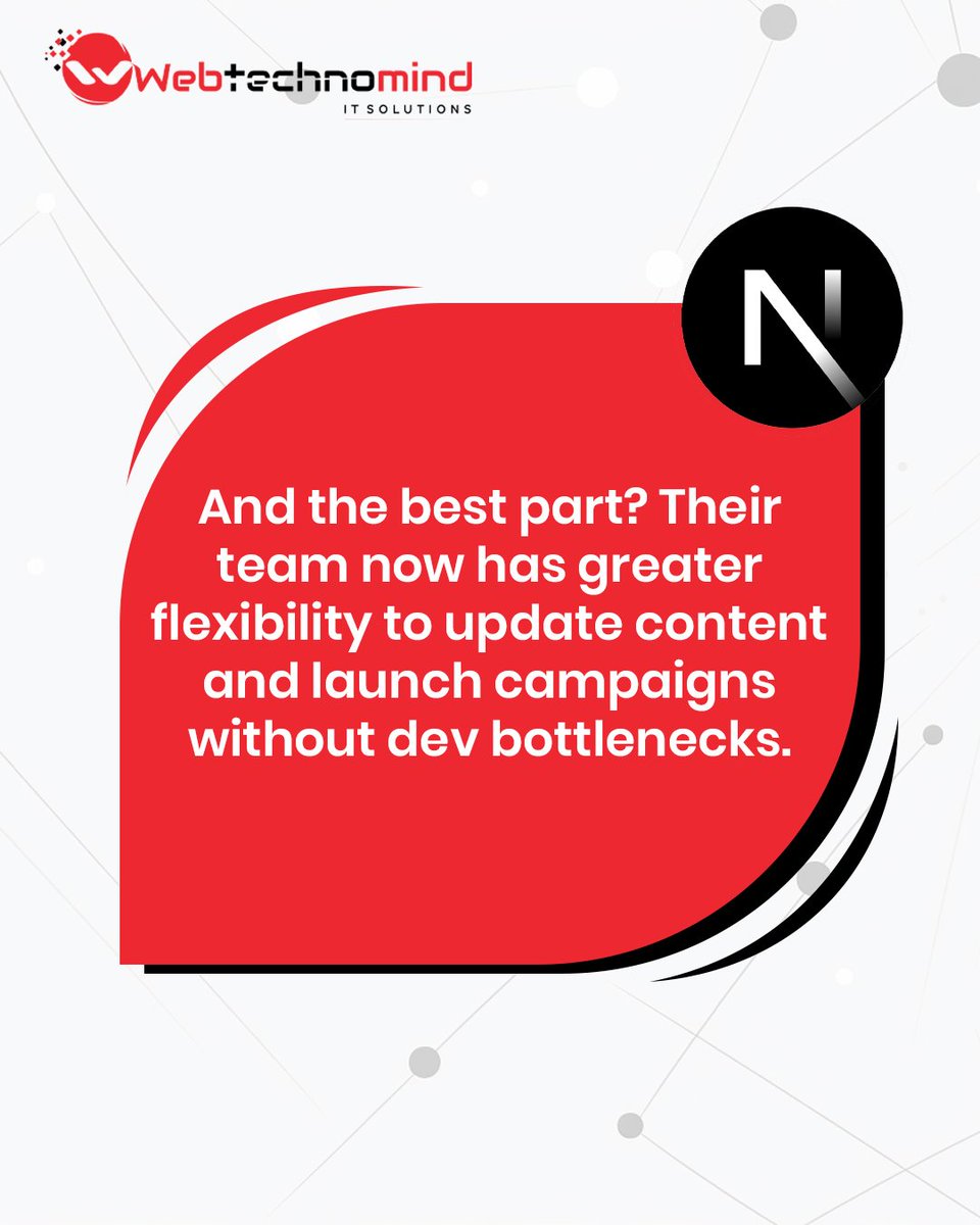 webtechnomind's tweet image. From WordPress to a React + Next.js Headless Stack: A Retail Success Story
.
.
.
#webtechnomind #amitkumar #Nextjs #Reactjs  #EcommerceDevelopment #RetailTech #WebPerformance #ClientSuccess #WebsiteRedesign #DigitalTransformation #WebDevelopment #ClientConversion #successstory