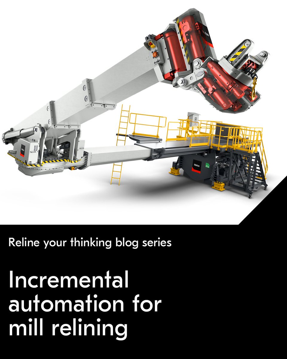 Automation is at the forefront of the continuous pursuit of improved mill reline safety and efficiency. While there are multiple approaches to implementation, one approach stands above the others and Metso is actively pursuing its development.
 
Read more: brnw.ch/21wSVaa