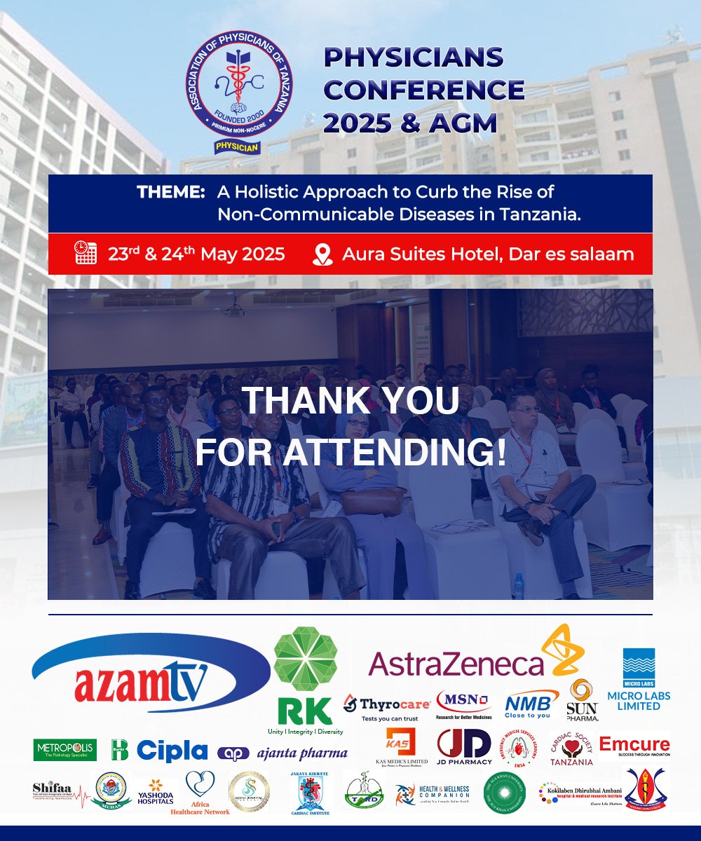 Dear Delegates, Speakers, Partners, and Sponsors,

Thank you for your invaluable contribution to the success of the Physicians Conference 2025 and Annual General Meeting.

Your support made #PHYSICON2025 a truly memorable and impactful event.