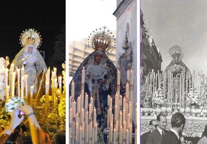 La Amargura, Macarena y Valle Reviven la Estampa Sin Palio de 1946 en Sevilla