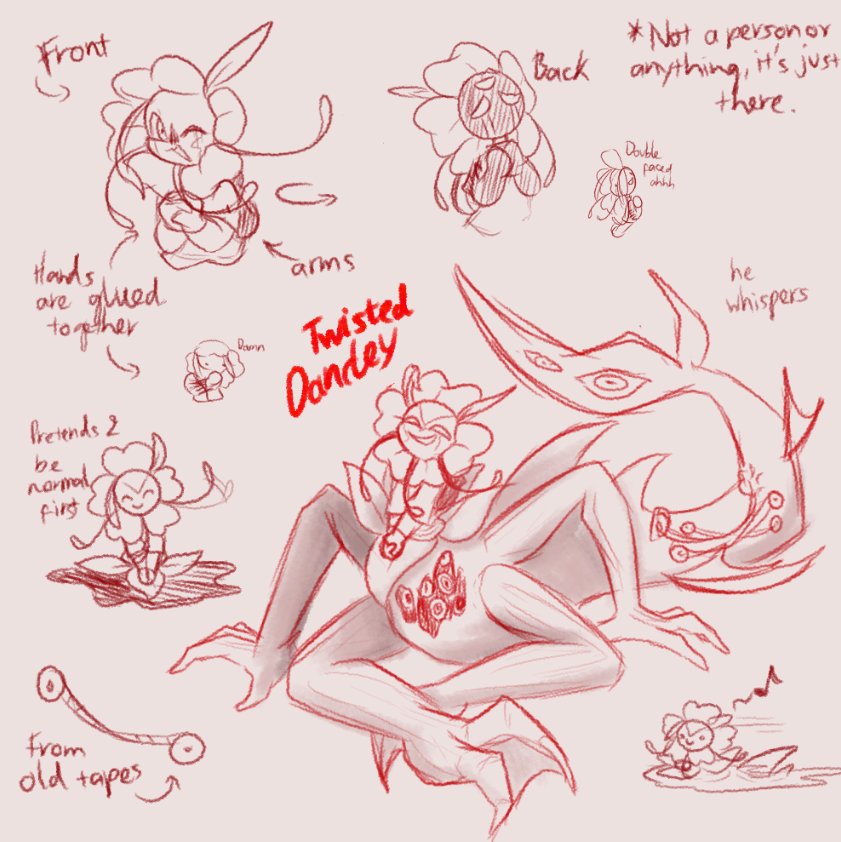 dandey_flower's tweet image. I do actually!! I even planned out how his twisted works too, but twitter post limit made me too lazy to type it out 💔💔]]