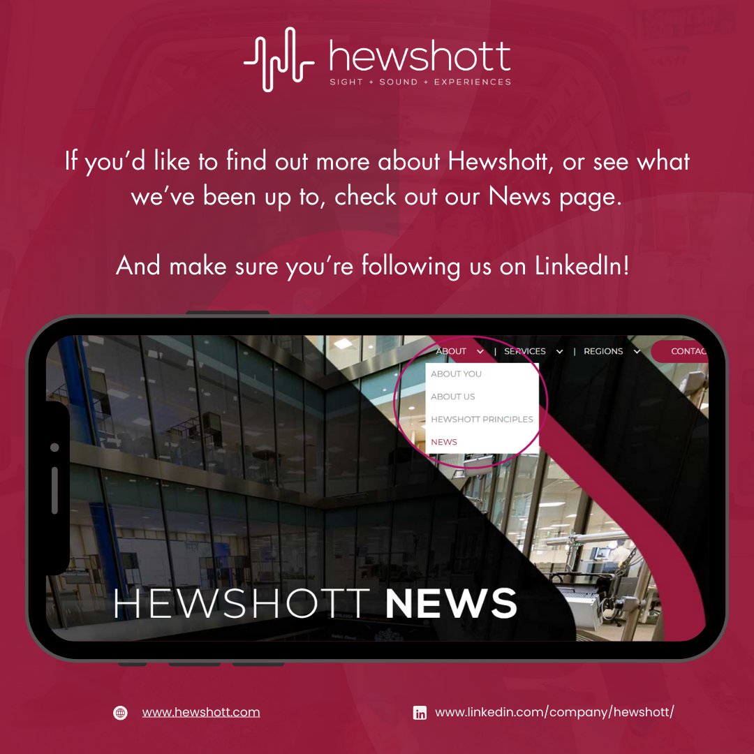 Interested in what's happening in the world of Hewshott - check out our News page!

#Hewshott #BelieveInBetter #News