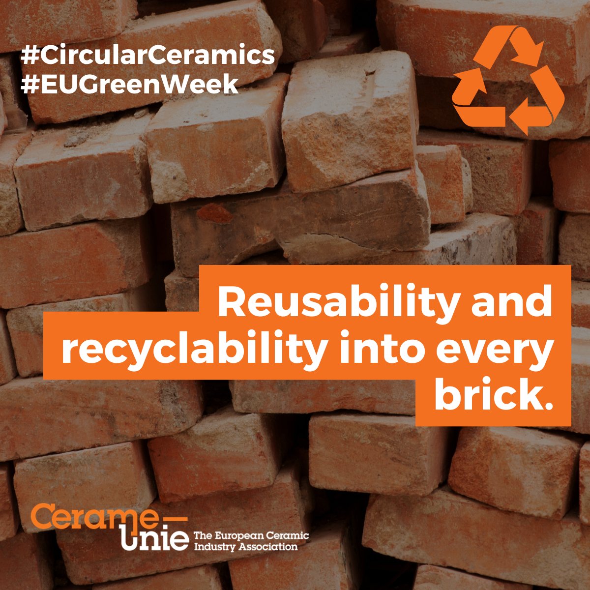 🧱♻️ Bricks and roof tiles in dry-stack, hanging or lime mortar systems can be dismantled and reused, reducing waste and extending service life.
Circularity you can build on.
#CircularCeramics #EUGreenWeek #Reusability #Secondaryrawmaterials