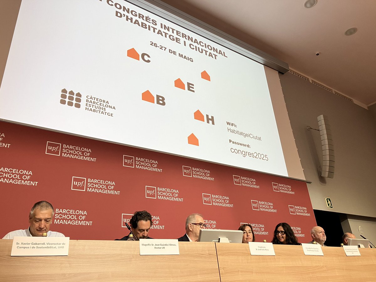 CatBCNHabitatge's tweet photo. Comencem el I Congrés Internacional d’Habitatge I Ciutat https://t.co/7umnYnFddG
