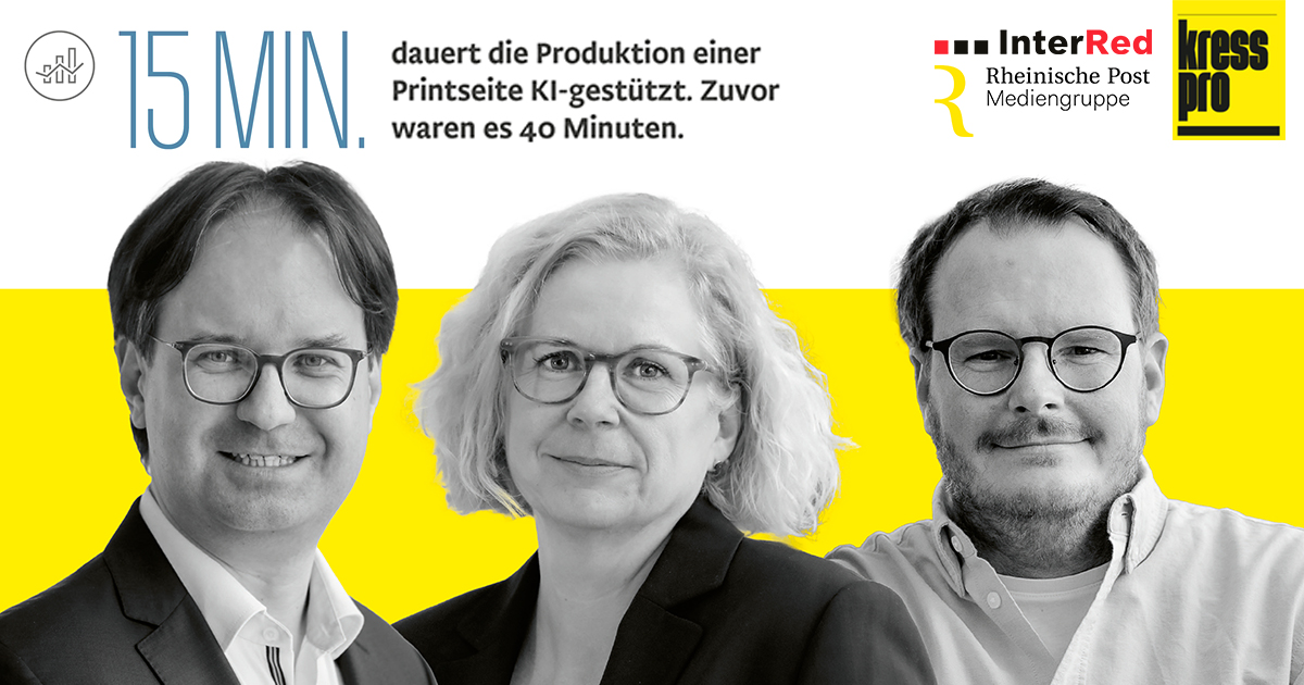 Die Rheinische Post automatisiert 120 Printseiten täglich mit InterRed SmartPaper. Einblicke in den Einsatz von KI in der Redaktion – jetzt im Praxisbericht:
🔗 interred.de/de/aktuelles/n…
#PrintAutomation #RheinischePost #KI #Publishing #InterRed #Redaktionssystem