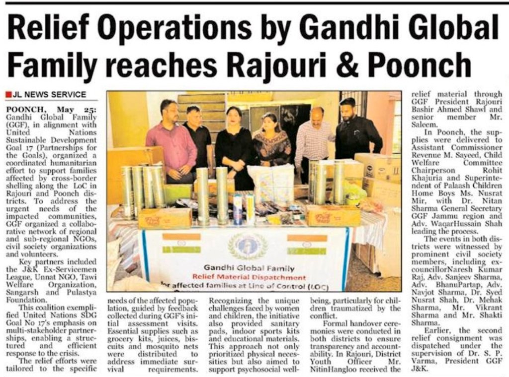 GGF_NGO's tweet image. A heartfelt thank you to all J&amp;amp;K media agencies for their overwhelming coverage in today’s newspapers and e-media. Your support and dedication in highlighting our efforts mean a lot and truly amplify our message to a wider audience. #Jammu #Kashmir #MediaAgencies #JK #ReliefCamp
