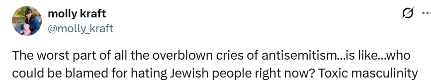 McQuill Leiston (@lighthousemax) on Twitter photo I appreciate <a href="/CBCToronto/">CBC Toronto</a>'s coverage of the <a href="/UJAWalk/">UJA Walk with Israel</a>.
However, I question their choice in highlighting <a href="/molly_kraft/">molly kraft</a> when she's said "who could be blamed for hating Jewish people?"
cbc.ca/news/canada/to… I appreciate <a href="/CBCToronto/">CBC Toronto</a>'s coverage of the <a href="/UJAWalk/">UJA Walk with Israel</a>.
However, I question their choice in highlighting <a href="/molly_kraft/">molly kraft</a> when she's said "who could be blamed for hating Jewish people?"
cbc.ca/news/canada/to…