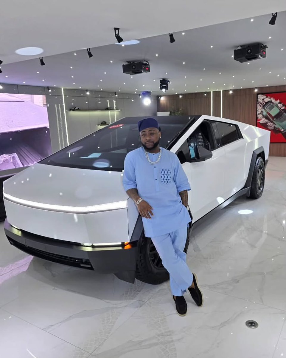 <a href="/davido/">Davido</a> acquires a brand new cyber truck!🤩🔥