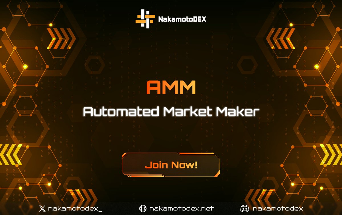 NakamotoDEX (@nakamotodex_) on Twitter photo Tired of front-running and slow trades ?
⚡ AMMs (Automated Market Makers) fix that - smart contracts that let you swap tokens instantly, with no middlemen. Built for speed, fairness & freedom.
🔗 That’s why <a href="/NakamotoDex_/">NakamotoDEX</a> runs on #AMM power.
Join the revolution → Tired of front-running and slow trades ?
⚡ AMMs (Automated Market Makers) fix that - smart contracts that let you swap tokens instantly, with no middlemen. Built for speed, fairness & freedom.
🔗 That’s why <a href="/NakamotoDex_/">NakamotoDEX</a> runs on #AMM power.
Join the revolution →