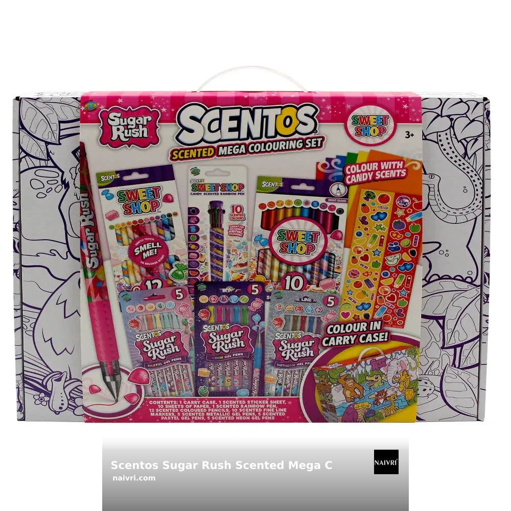 naivrindia's tweet image. What’'s not to like about Purab Enterprises ⁉️ 
🔴Scentos Sugar Rush Scented Mega Colouring Set 45250 • shortlink.store/oejspdjmzmhm 🔴
starting @ 
🔵 Grab it here ▶️  🔵