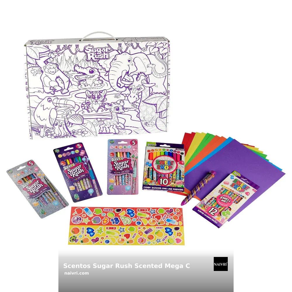 naivrindia's tweet image. What’'s not to like about Purab Enterprises ⁉️ 
🔴Scentos Sugar Rush Scented Mega Colouring Set 45250 • shortlink.store/oejspdjmzmhm 🔴
starting @ 
🔵 Grab it here ▶️  🔵