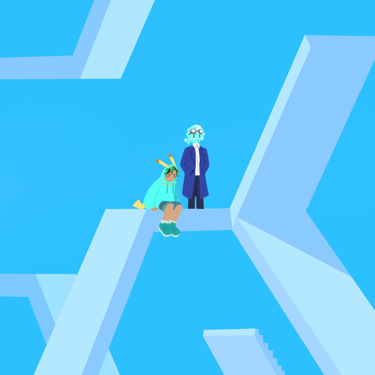 dailysecretsduo's tweet photo. [Day 24] I told you we should’ve taken the long route…-🛸
#derapchufanart #4cvitfanart https://t.co/xUcqJrtciy