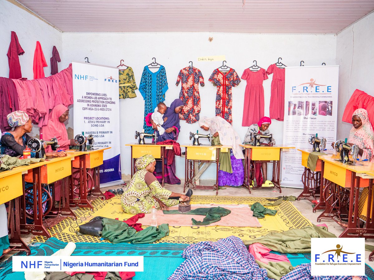 FREE_NG_'s tweet photo. Project: Empowering Lives: A Women-Led Approach to Addressing Protection Concerns in Adamawa State
Code: CBPF-NGA-23-S-NGO-27314
s #OCHA #NHF #VocationalExcellence #CommunityImpact
@CBPFs @OCHANigeria https://t.co/fWo690SrTl