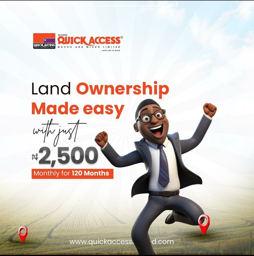 To_cheee's tweet photo. @peng_writer Want to own a land in Kwara state? 
For just N2,500 monthly,
N30,000 yearly and N200,000 outright.

 LakeView Olooru offers you a chance to become a landowner! Let's talk more about this opportunity. 

Enquiry: https://t.co/s2qayYjKU0 https://t.co/fspBagyWZp
