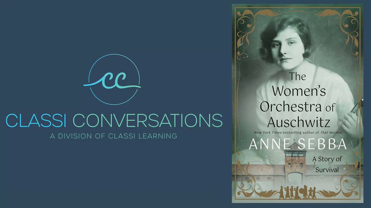 Dr Helen Fry | WWII Historian (@drhelenfry) on Twitter photo On June 8th, I'll be in an online conversation with Anne Sebba on “The Women’s Orchestra of Auschwitz”.
Join us for this lecture about the young women who formed an orchestra in Auschwitz to survive.
<a href="/annesebba/">Anne Sebba</a> <a href="/classilectures/">Classi Lectures</a>
Tickets are available now: bit.ly/4jAx1Q6 On June 8th, I'll be in an online conversation with Anne Sebba on “The Women’s Orchestra of Auschwitz”.
Join us for this lecture about the young women who formed an orchestra in Auschwitz to survive.
<a href="/annesebba/">Anne Sebba</a> <a href="/classilectures/">Classi Lectures</a>
Tickets are available now: bit.ly/4jAx1Q6