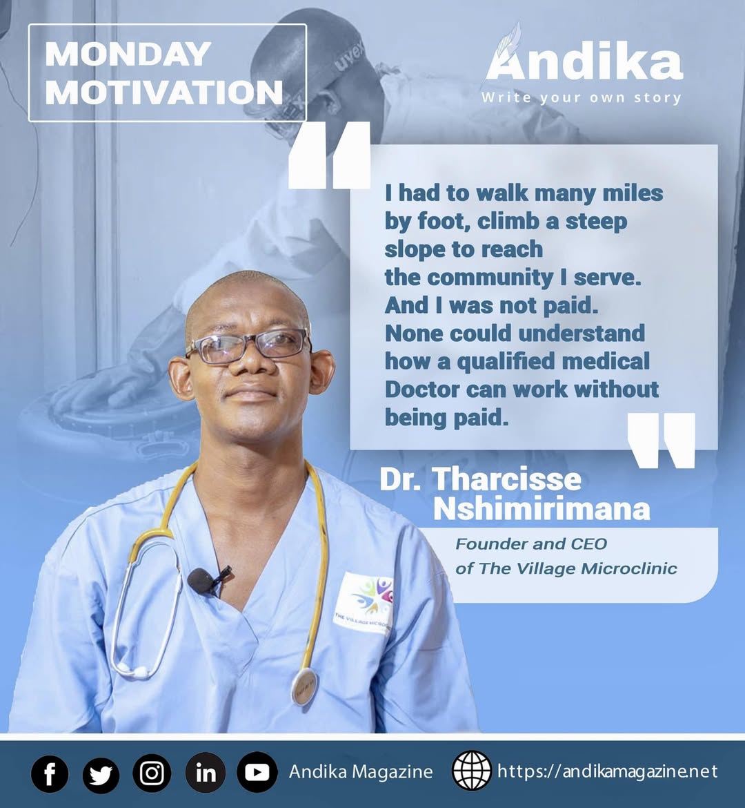 Andika Magazine (@andikamagazine) on Twitter photo In 2017, Dr. Tharcisse Nshimirimana founded <a href="/TheVMicroclinic/">The Village Microclinic</a> to help the population from slums and underserved communities of #Burundi to have have access to healthcare without having to travel long distances to hospitals towards <a href="/MairieBuja/">Mairie de Bujumbura</a> .
Read 👉 andikamagazine.net/meet-dr-tharci… In 2017, Dr. Tharcisse Nshimirimana founded <a href="/TheVMicroclinic/">The Village Microclinic</a> to help the population from slums and underserved communities of #Burundi to have have access to healthcare without having to travel long distances to hospitals towards <a href="/MairieBuja/">Mairie de Bujumbura</a> .
Read 👉 andikamagazine.net/meet-dr-tharci…