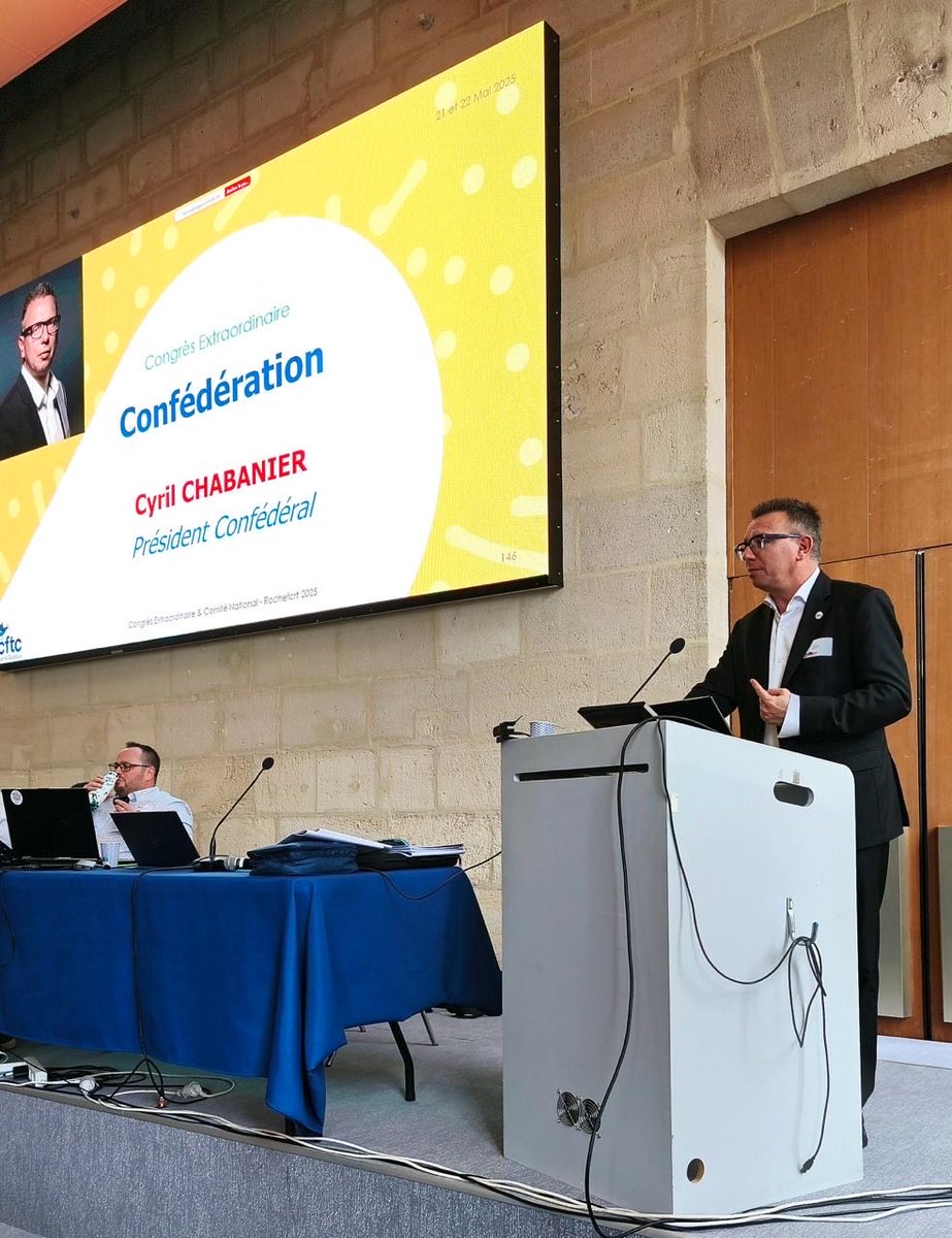 ChabanierCFTC's tweet photo. Merci pour l’accueil chaleureux lors du Congrès extraordinaire de la @CFTCsantesoc à Rochefort.
Deux jours de rencontres enrichissantes et de débats constructifs.

Merci à toutes et à tous pour ces beaux moments partagés.
Ensemble, nous faisons vivre nos valeurs ! 💙
#CFTC