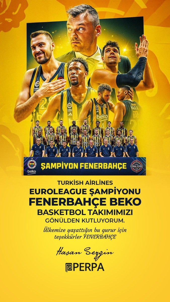 Şampiyon Fenerbahçe’m… bugün bir başka güzelsin🧿