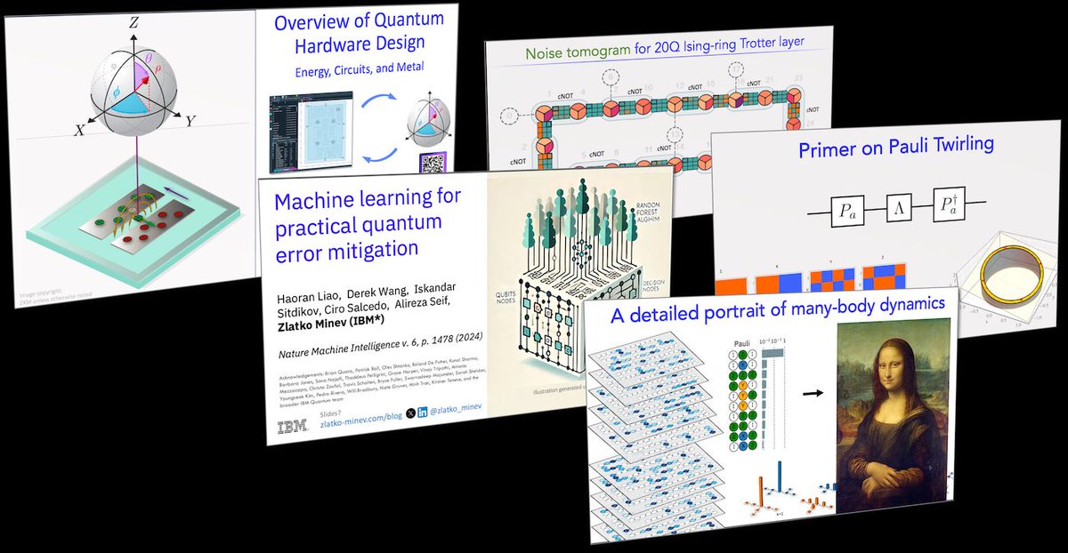 "Creating knowledge is only half the story — sharing it is the other half." 

Hence, I share some of my public research presentations, lectures, tutorials, and technical notes on #github here:  github.com/zlatko-minev/z… 

#quantum #qubit #opensource