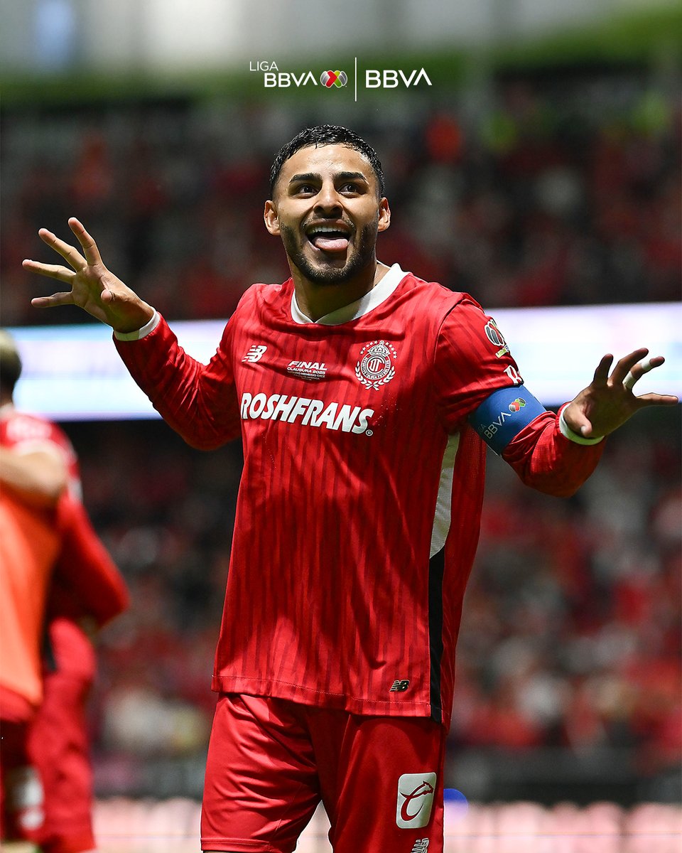 LigaBBVAMX's tweet photo. Alexis la mandó a guardar… Y por segunda vez, ¡el Infierno estalló! 💥 ¡Grítalo, Diablo!

#GranFinal #Clausura2025 #LaFinalDeLaAfición | @BBVA_Mex @TolucaFC https://t.co/yQ7PqLX0Ul