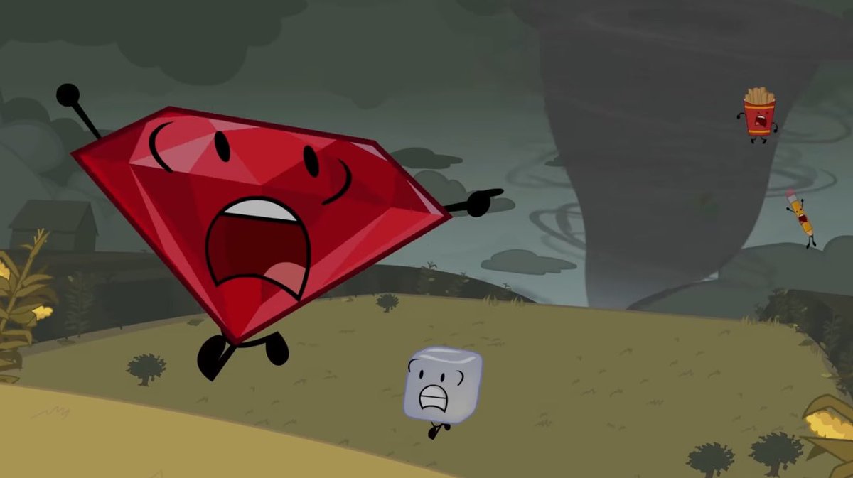 iconicqueen12's tweet image. ice cube being a more relevant and prominent character throughout bfdia 17-20 than her entire stay in tpot DESPITE already being eliminated is horrifying #bfdi #tpot