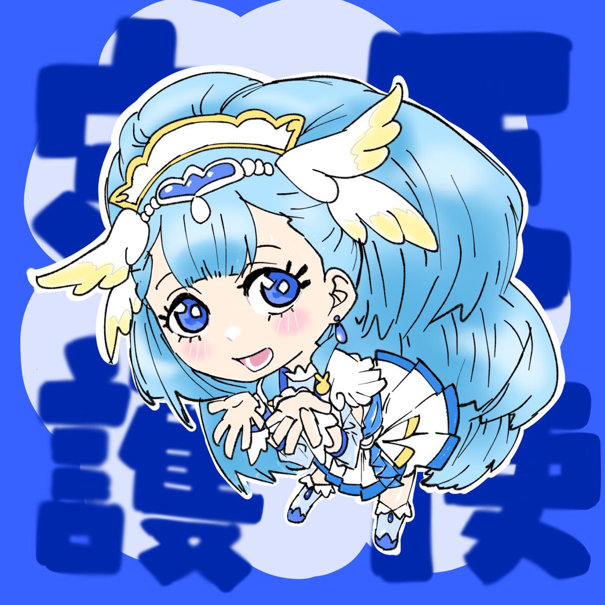 「#あなたの描いたキュアアンジュが見たい太さは慈愛 」|ちよさん★Skeb募集中のイラスト