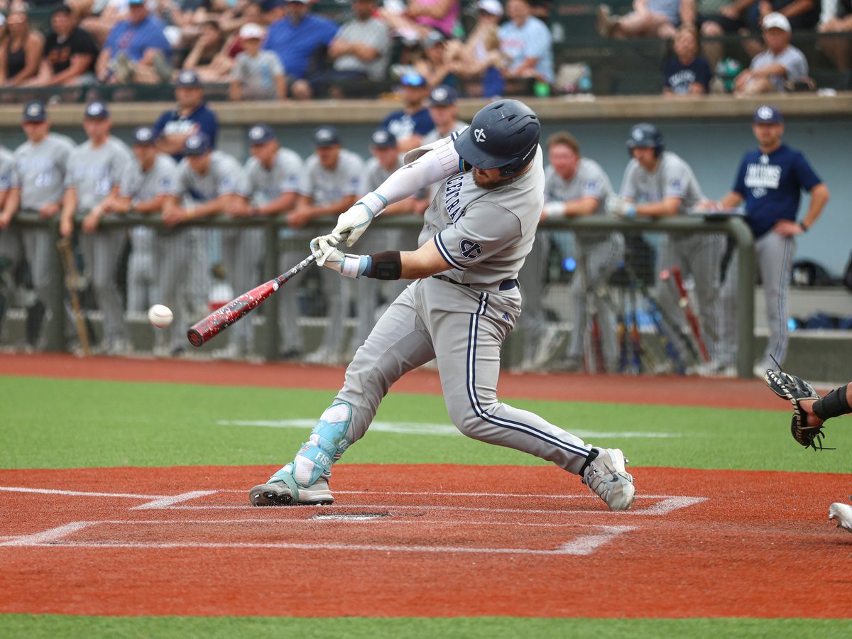 ICTritons's tweet photo. Triton Baseball falls 13-3 in a tough matchup with #1-seed Pasco-Hernando State in the second round of the @NJCAA DII World Series. @ICCCBaseball will battle to stay alive on Monday (5/26) vs. #12-seed Lackawanna at 7:00 PM! 🔱⚾️ More at https://t.co/3ZyF1kepue #TritonNation #RTR https://t.co/YJztzeEBvX