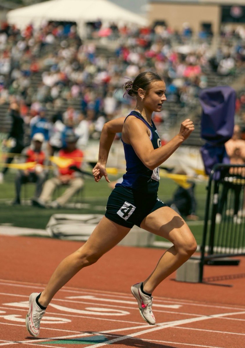 CoachMLynn's tweet photo. So proud of Celia and all that she has accomplished this year &amp; through her three years at GISH so far. She has built an impressive resume that continues to grow… and we aren’t done yet! 🔥 

🥇- Class A 100HH
🥇- All Class 100HH
🥇- Class A 300IH
Unfinished goals… Stay tuned! https://t.co/ItVI9cKYdI