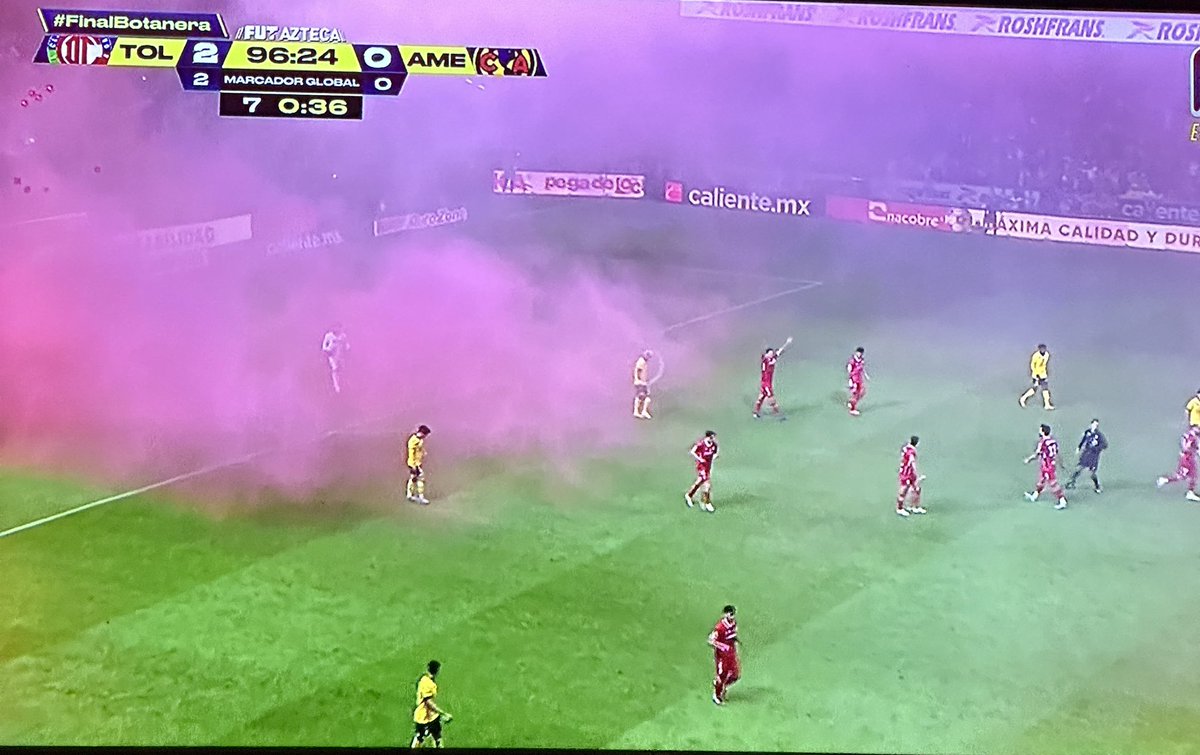 NoNumbersNoLife's tweet image. El infierno rojo Toluca vs América
