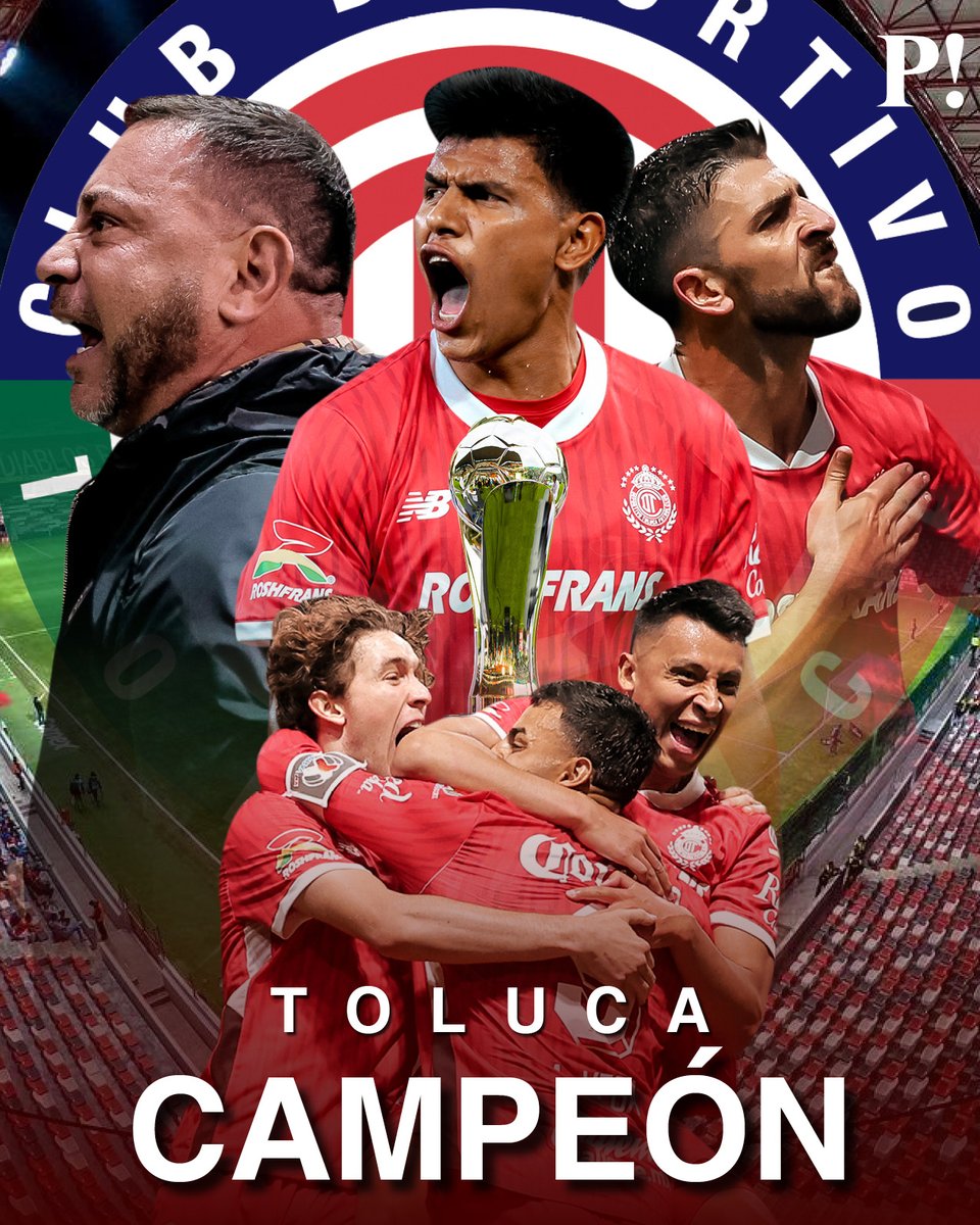 #ÚLTIMAHORA 🚨  ¡TOLUCA CAMPEÓN! 🔥👹⚽

El Nemesio Diez arde tras coronarse campeón, después de 15 años de esperar la 11va. 🏆🏆🏆🏆🏆🏆🏆🏆🏆🏆🏆