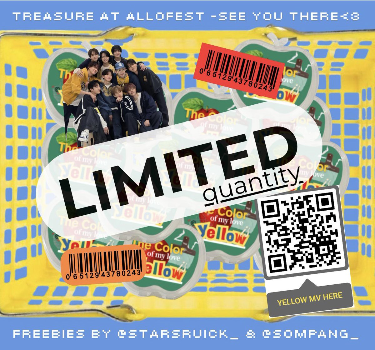 starstruick_'s tweet photo. ₊✩TREASURE Allofest Freebies
by starstruick_&amp; @Sompang_ ₊✩

🧤DAY 2 (22 June)
🪷@ Istora Senayan, Jakarta
🫧Time and 📍 TBA

Rules🍮;
🌟no need to follow‼️
🌟like and retweet
🌟show this tweet at venue to get the freebies

see you there, tum! 
#AlloBankFestival2025 #TREASURE https://t.co/pAJr2mJ6fY