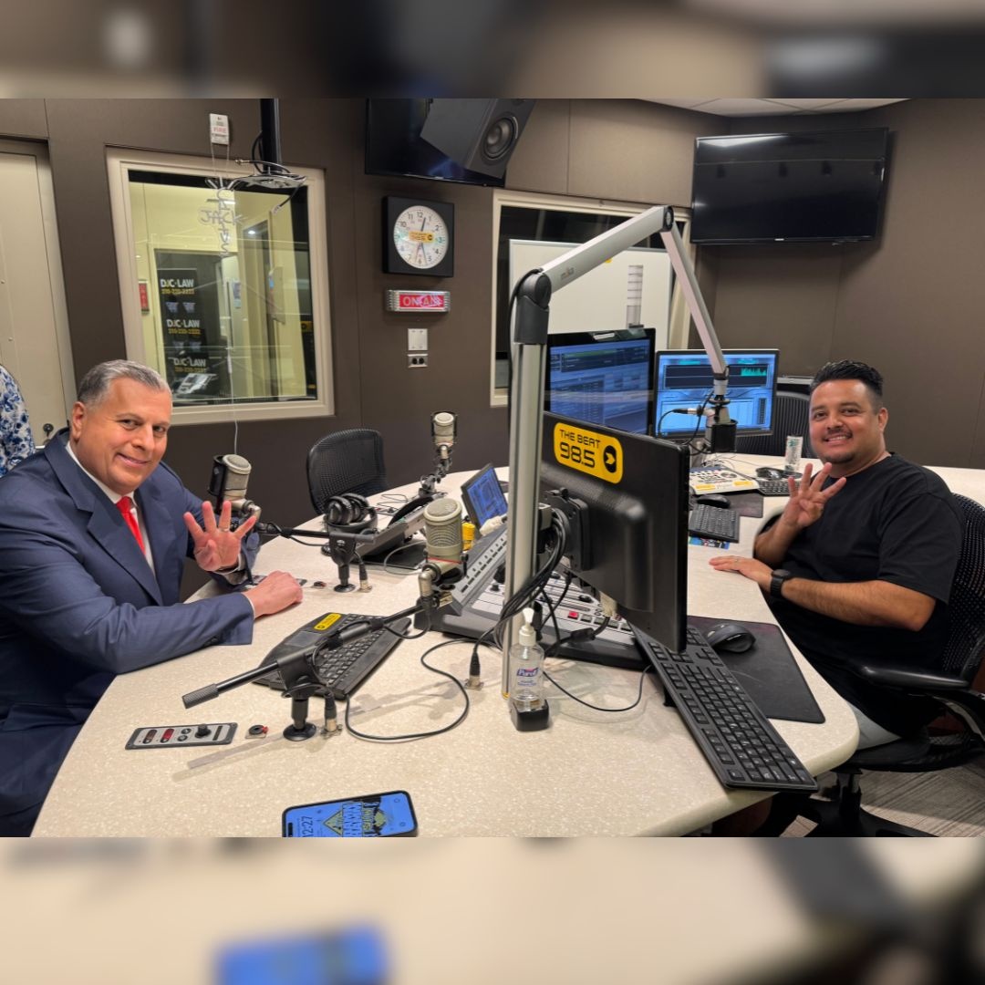 Studio smiles and 4s up with DJ Hamm 🎙️ 
Can you guess who’s at the top of Jeff’s playlist right now?

 Drop it in the comments! 👇