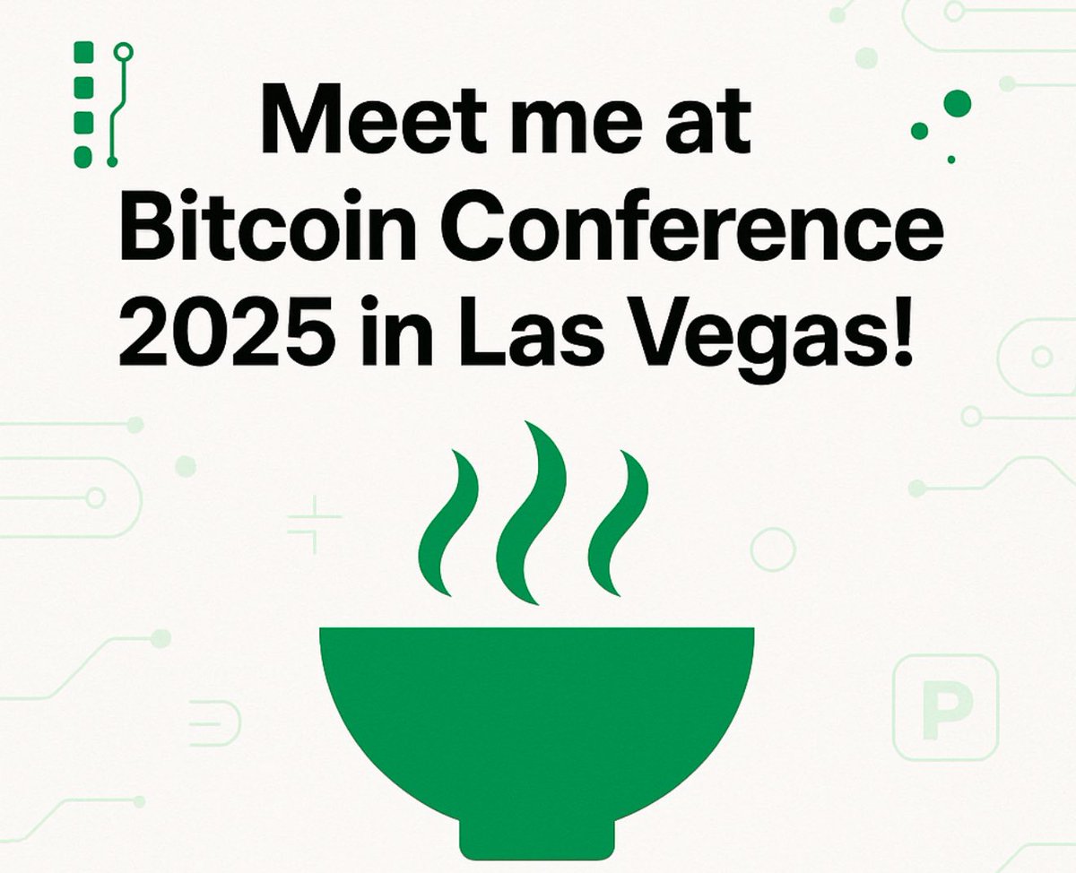 I’ll be at the Bitcoin Conference 2025 in Las Vegas! If you’re going too, let’s connect. Spot me at the event and show this post — I’ll send you 500 $PHO on the spot. Let’s bring the Phochain energy to Vegas!
#Bitcoin2025 #LasVegas #Phochain #PHO #PhoBlockchain